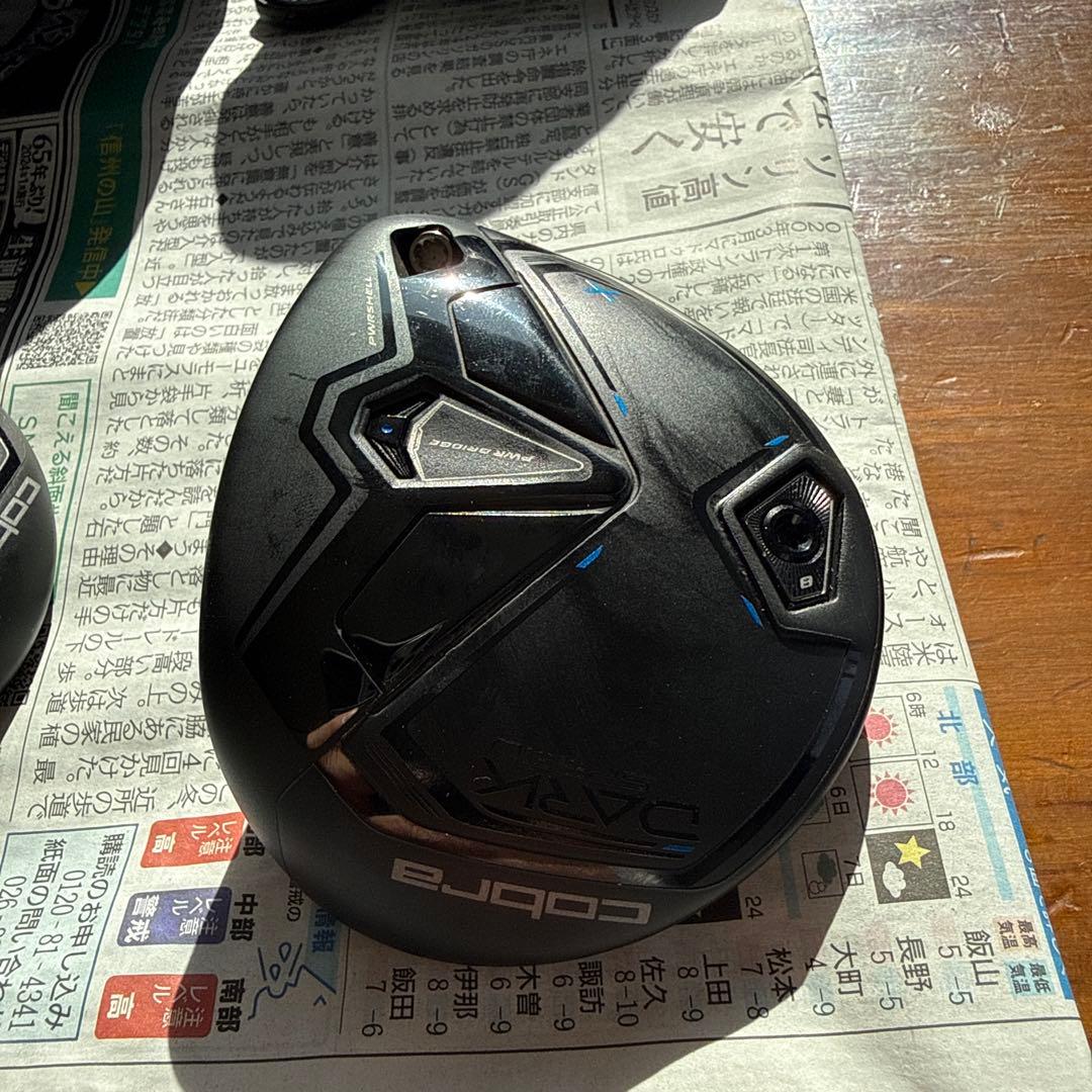 コブラダークスピードX FWセット　3w (15度) 5w (18度) ヘッド