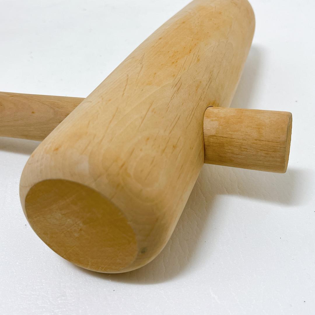 【良品✨送料無料】ミニうす　5合もちつき用　小型臼 杵と臼セット