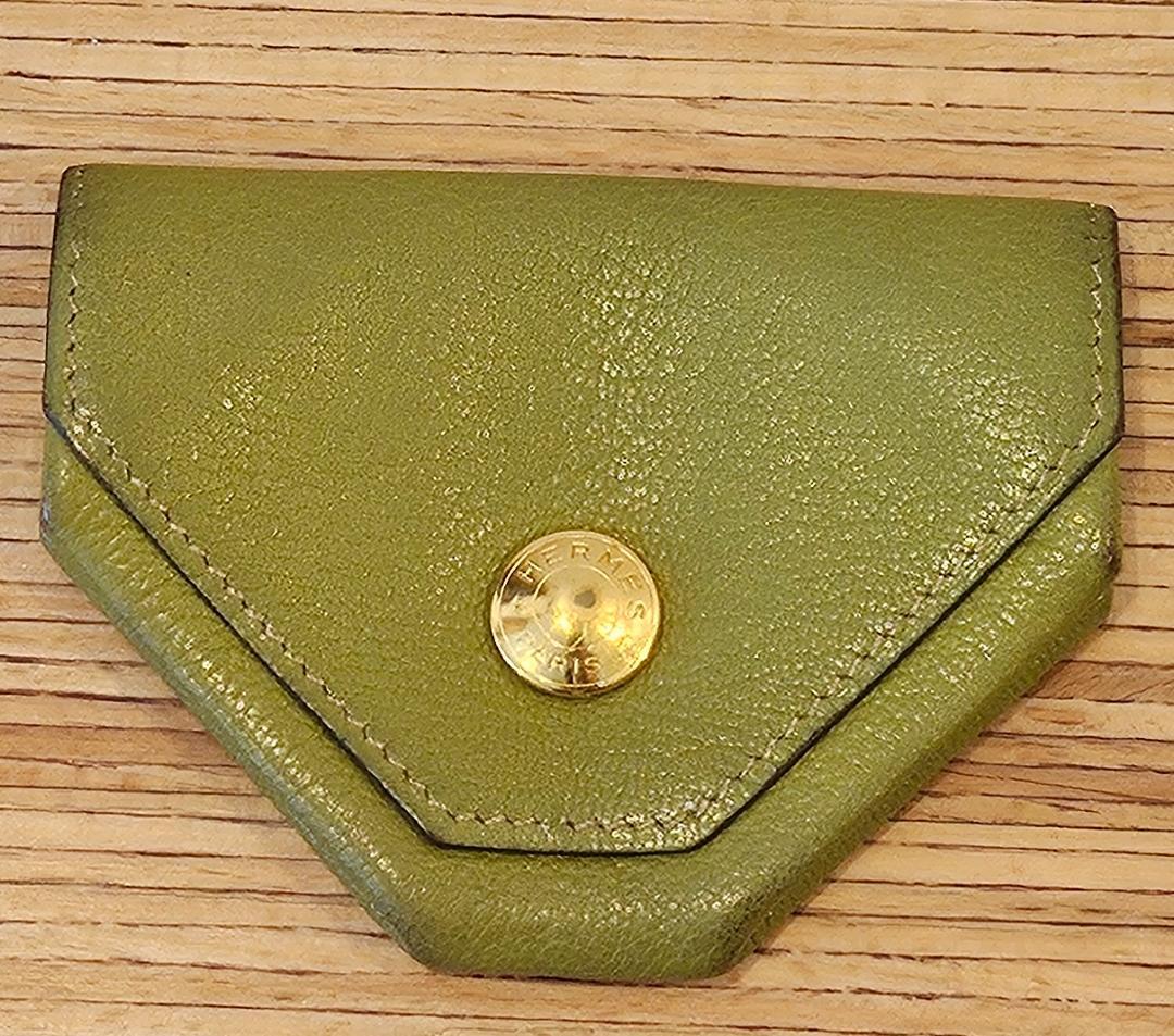 希少色 エルメス ケース グリーン系 箱付き 値下げOK