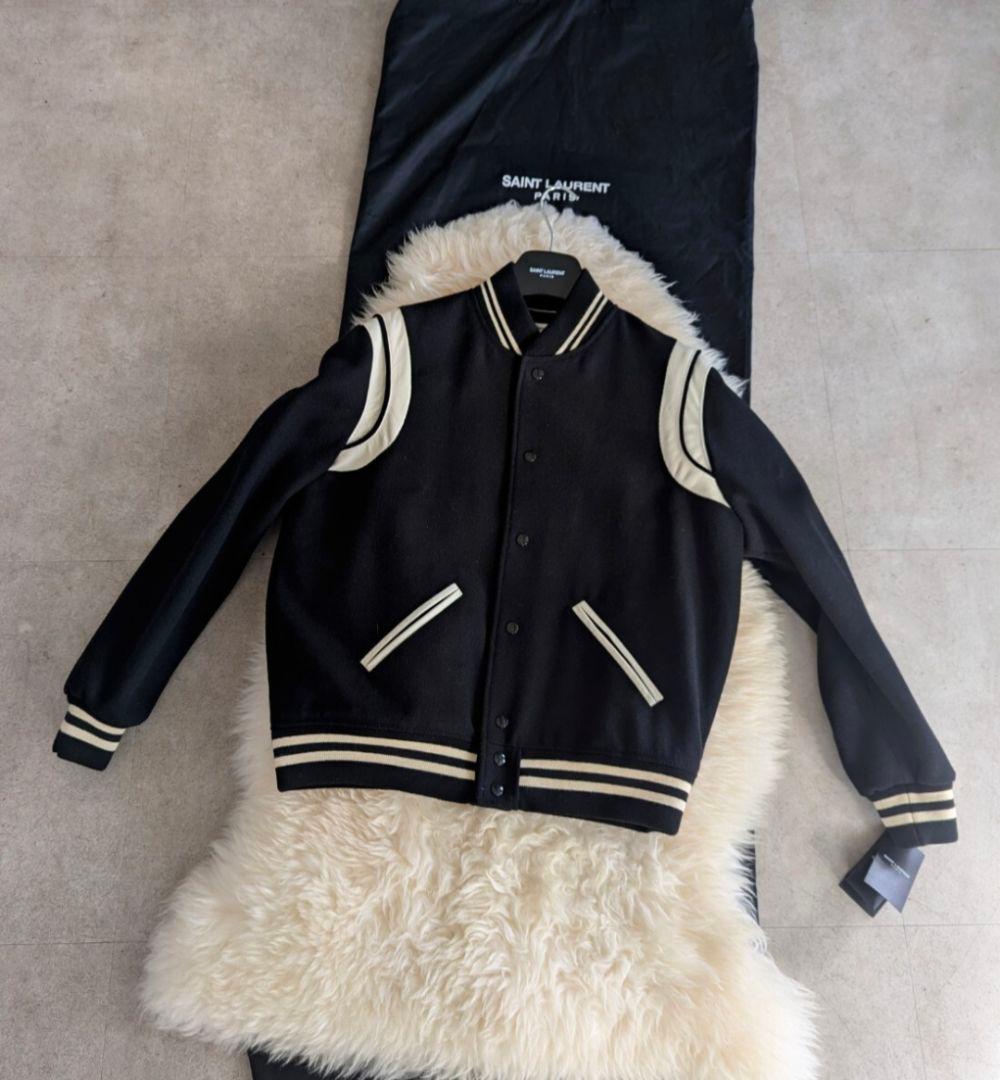 新品 超人気モデル サンローラン テディ バーシティ ジャケット - メルカリ
