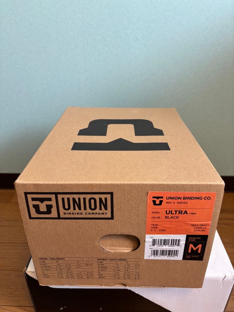 Union ULTRA Mサイズスノーボードビンディング