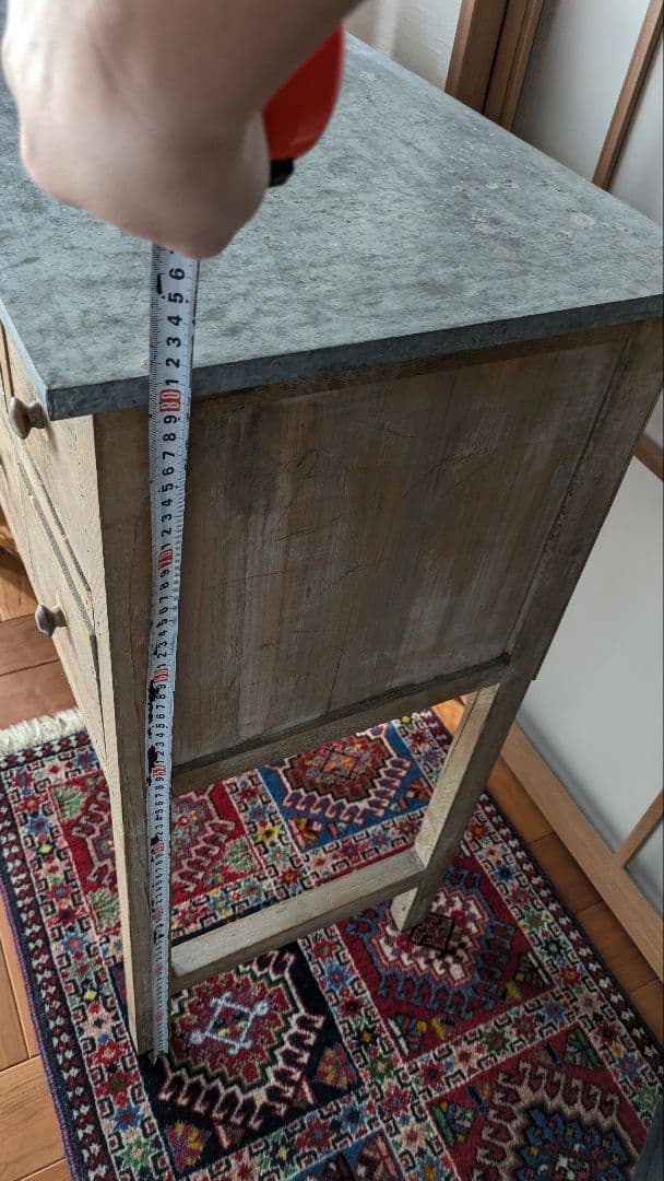 最終お値下げアンティーク風キャビネット　ディスプレイ棚