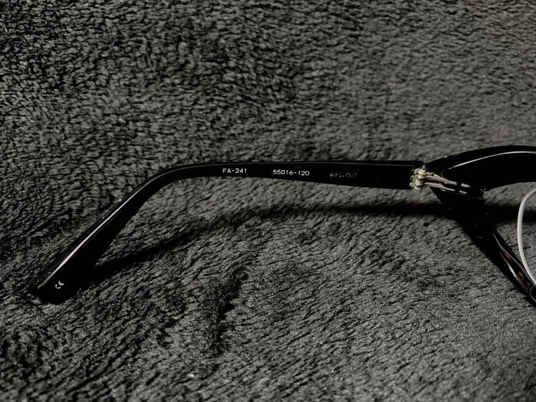 FA-241 FACTORY900 黒 (度ありとなしレンズ付) ケース付き