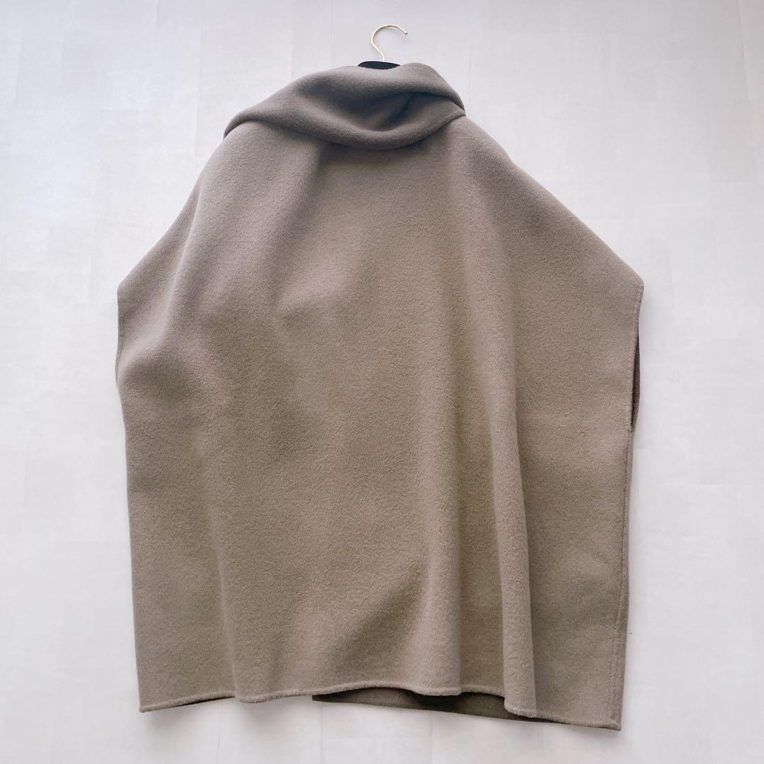 美品✨近年 ルームエイト ラップストールコート リバーシブル ダブル