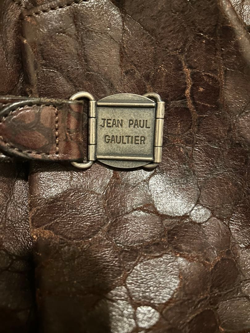 JEAN PAUL GAULTIER クロコダイル型押しリュック