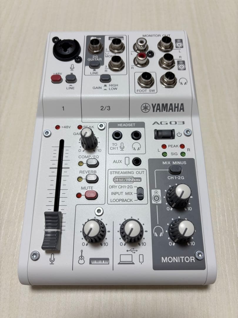 YAMAHA AG03 MK2 オーディオインターフェイス