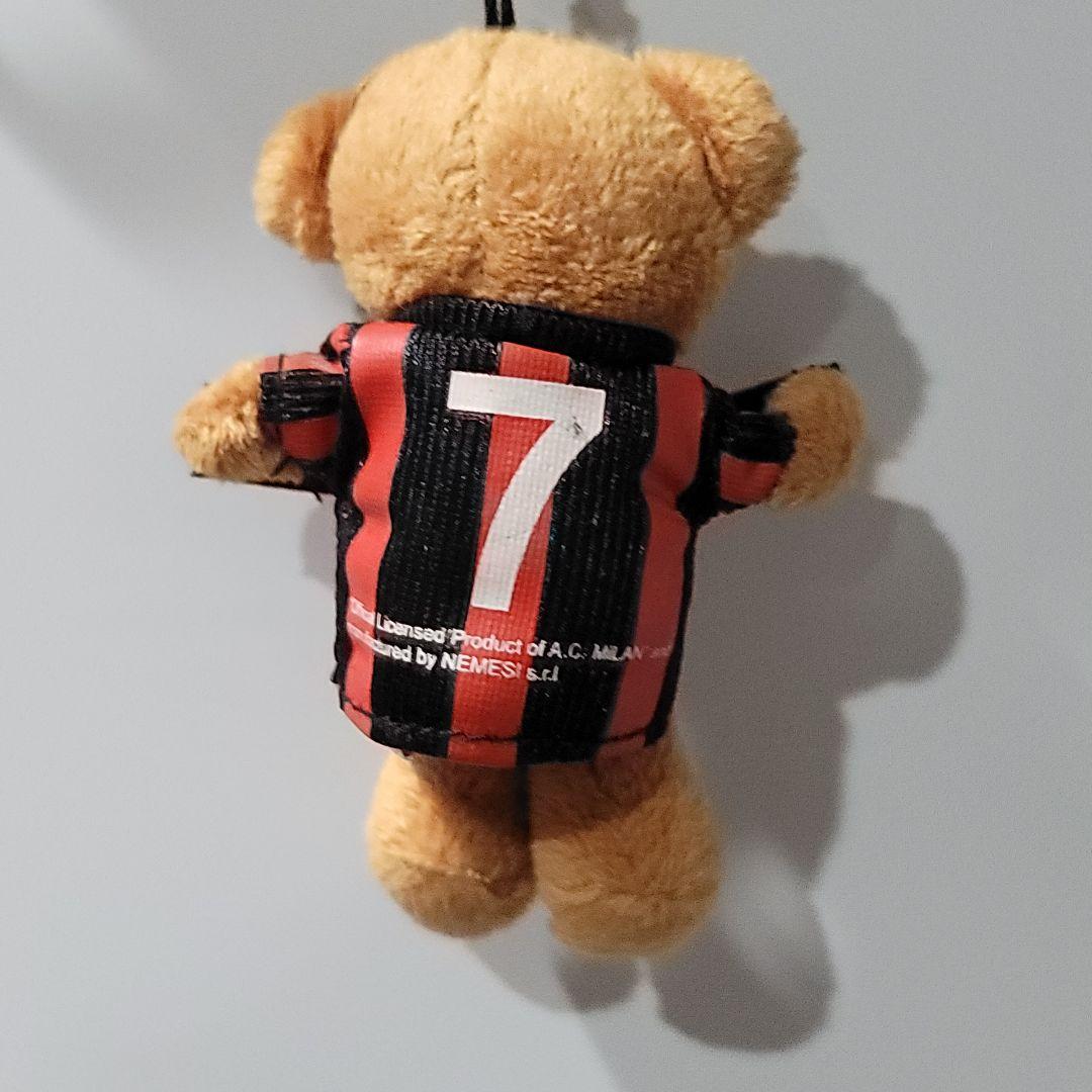 ACミラン テディベア キーリング 7番 サッカー イタリア セリエA