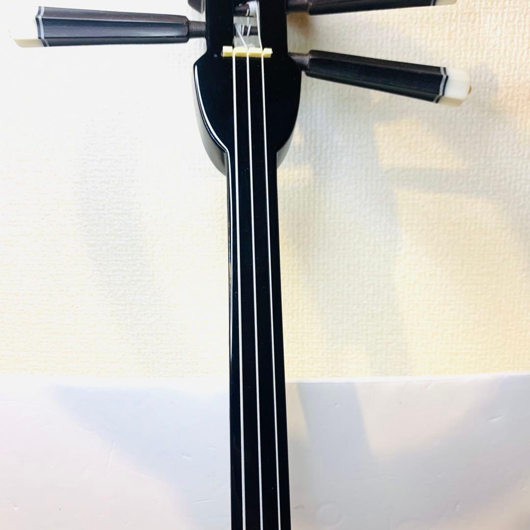 【美品】三線 沖縄 人工皮 蛇革 蛇皮 ハードケース付 初心者向け 和楽器