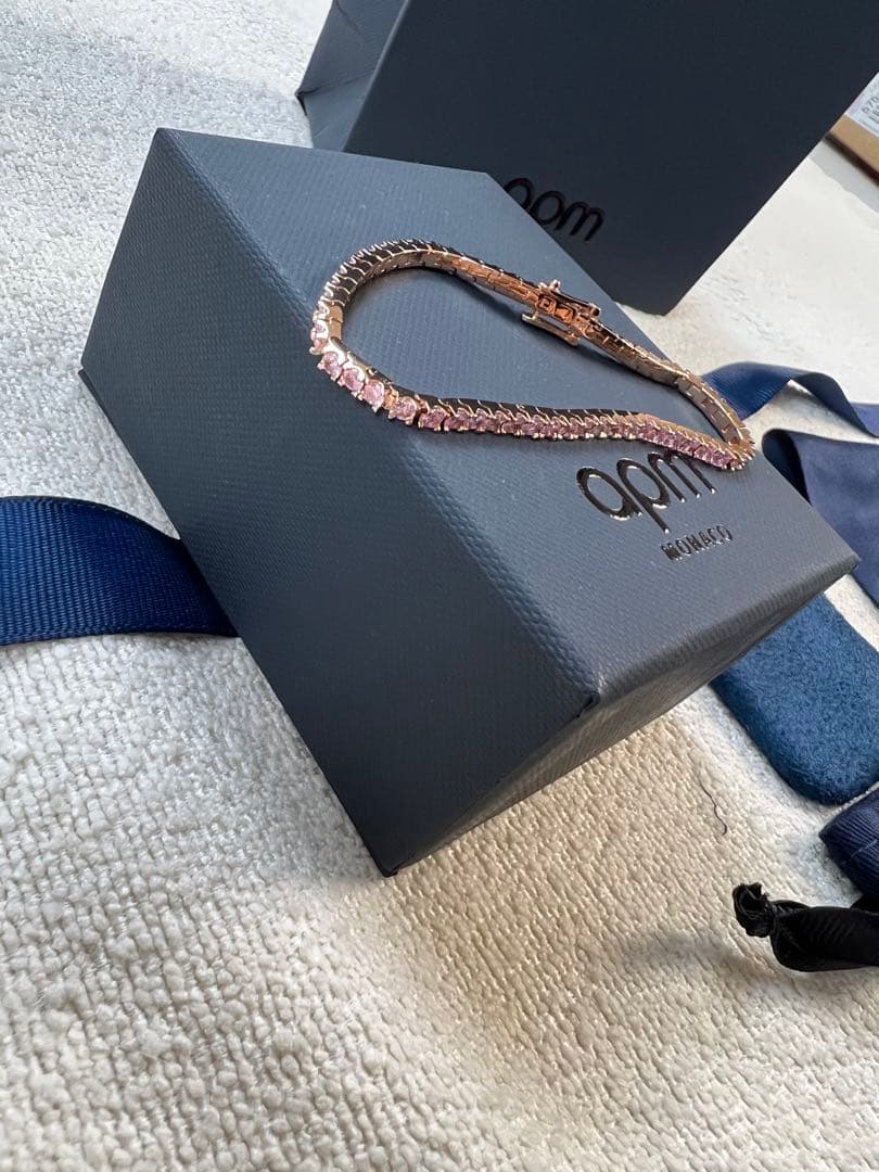 【apm MONACO 】ローズゴールドブレスレット ギフトボックス付き