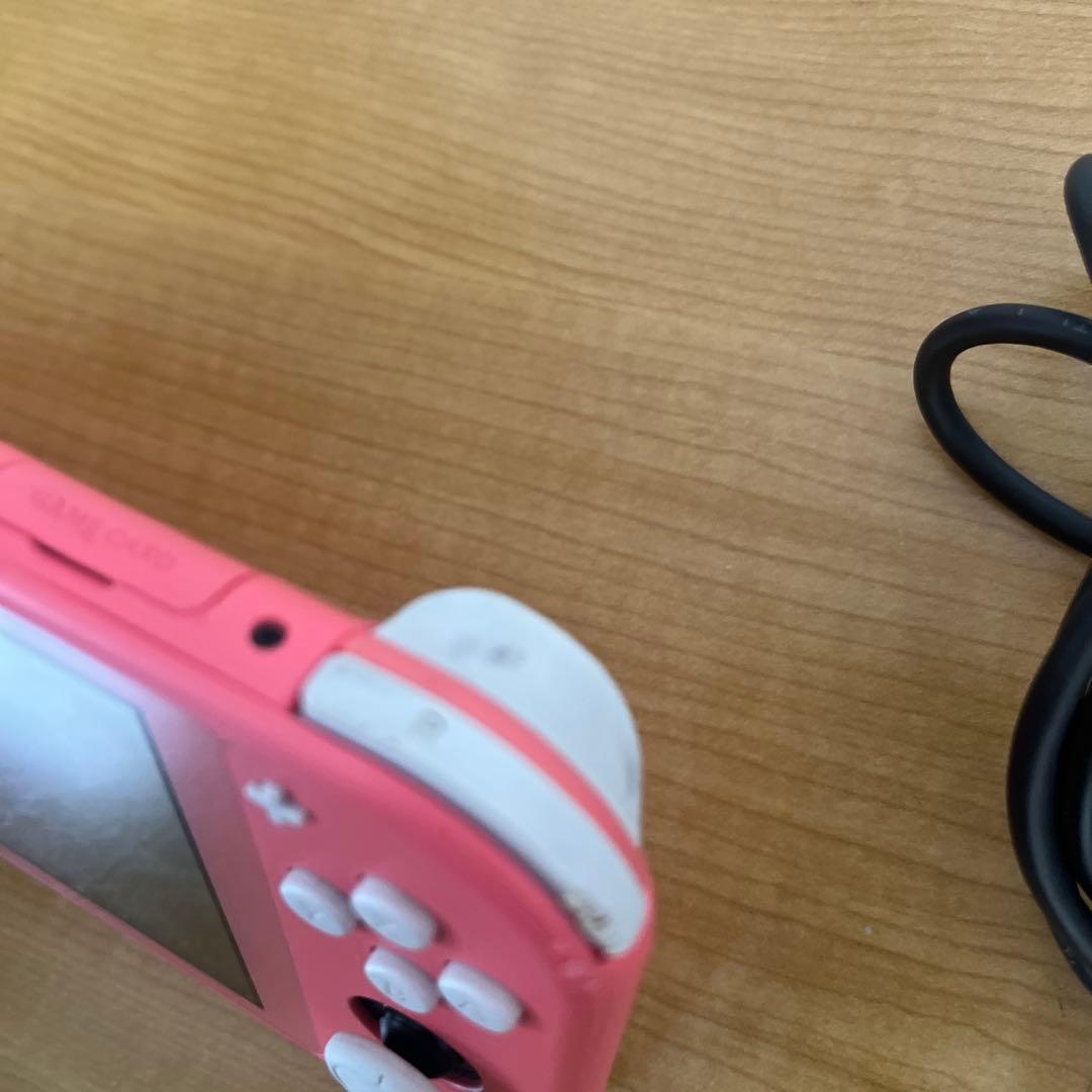 Nintendo Switch Lite ピンク 本体 充電器付き - メルカリ