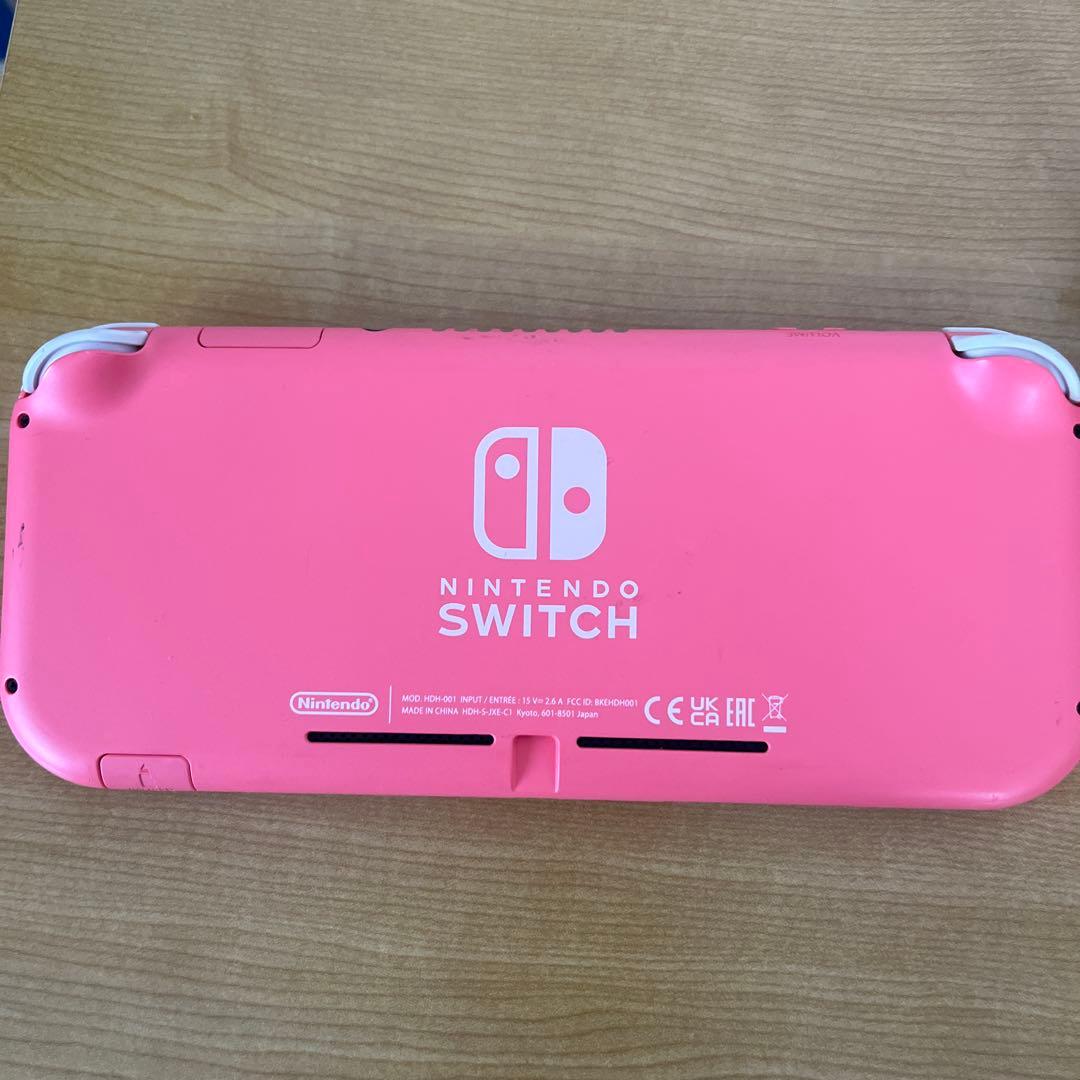 Nintendo Switch Lite ピンク 本体 充電器付き - メルカリ