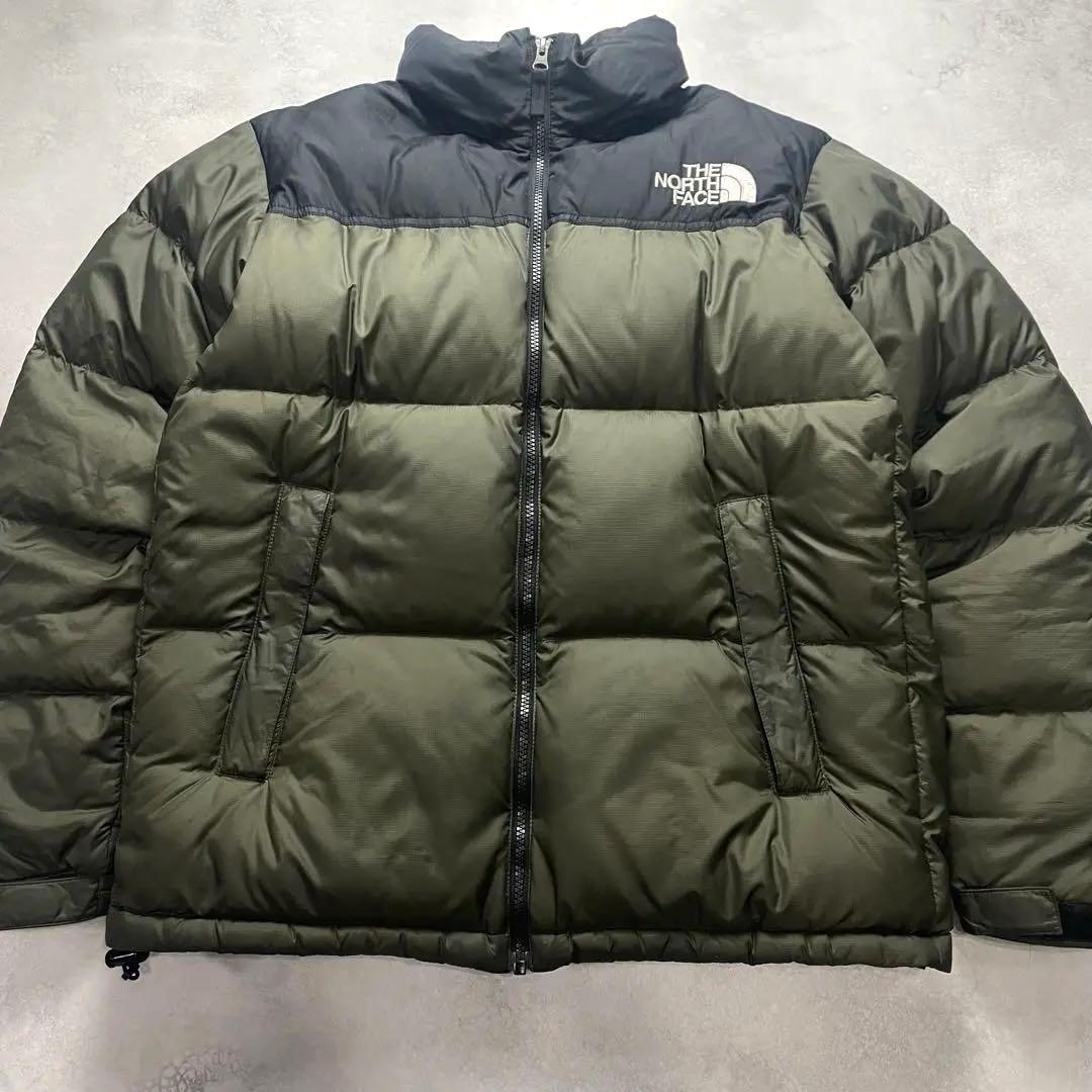 希少✨人気/Lサイズ✨THE NORTH FACE ヌプシダウン カーキブラック