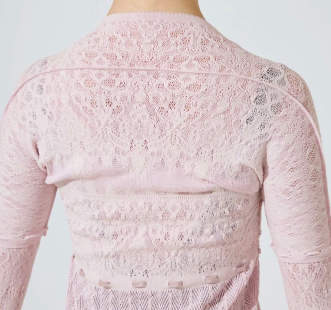 美品チャコットノーソーイングニット】ショルダーウォームニットトップ