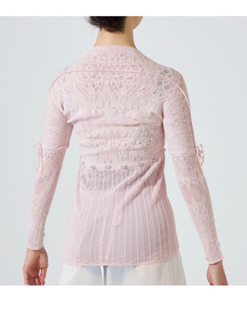 美品チャコットノーソーイングニット】ショルダーウォームニットトップ