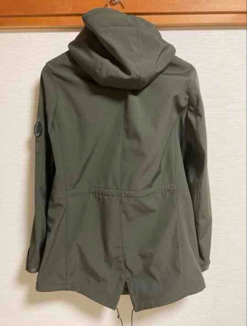 C.P.company　レンズ付きソフトシェルモッズコート 48 グリーン