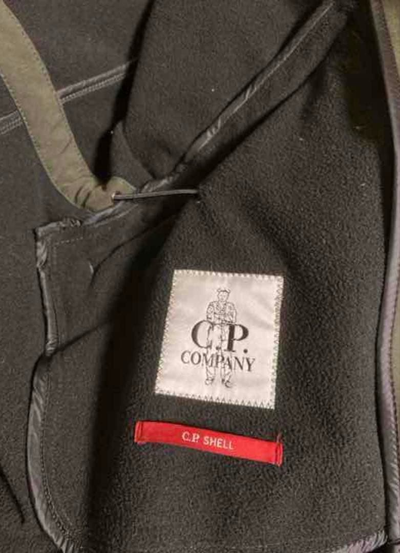 C.P.company　レンズ付きソフトシェルモッズコート 48 グリーン