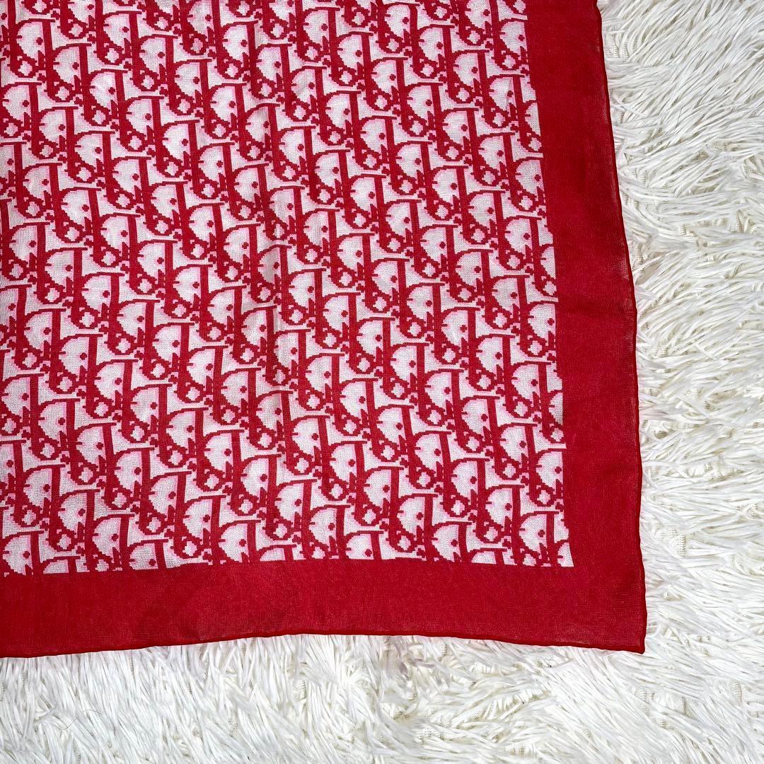 ぺ*ん様 【美品】 ディオール Dior スカーフ 総柄 派手 大判 ロゴ トロ ぺ