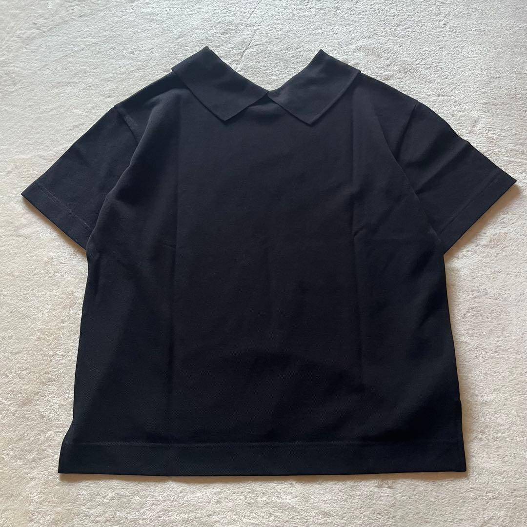 極美品✨22ssマーガレットハウエル　ポロシャツ　プルオーバー　ブラック