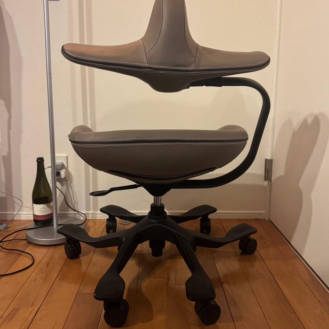 矯正用品・補助ベルト iPole7 Wooridul Chair Natural Leather