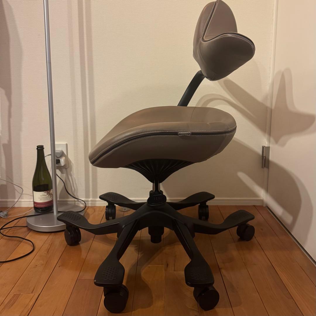 矯正用品・補助ベルト iPole7 Wooridul Chair Natural Leather