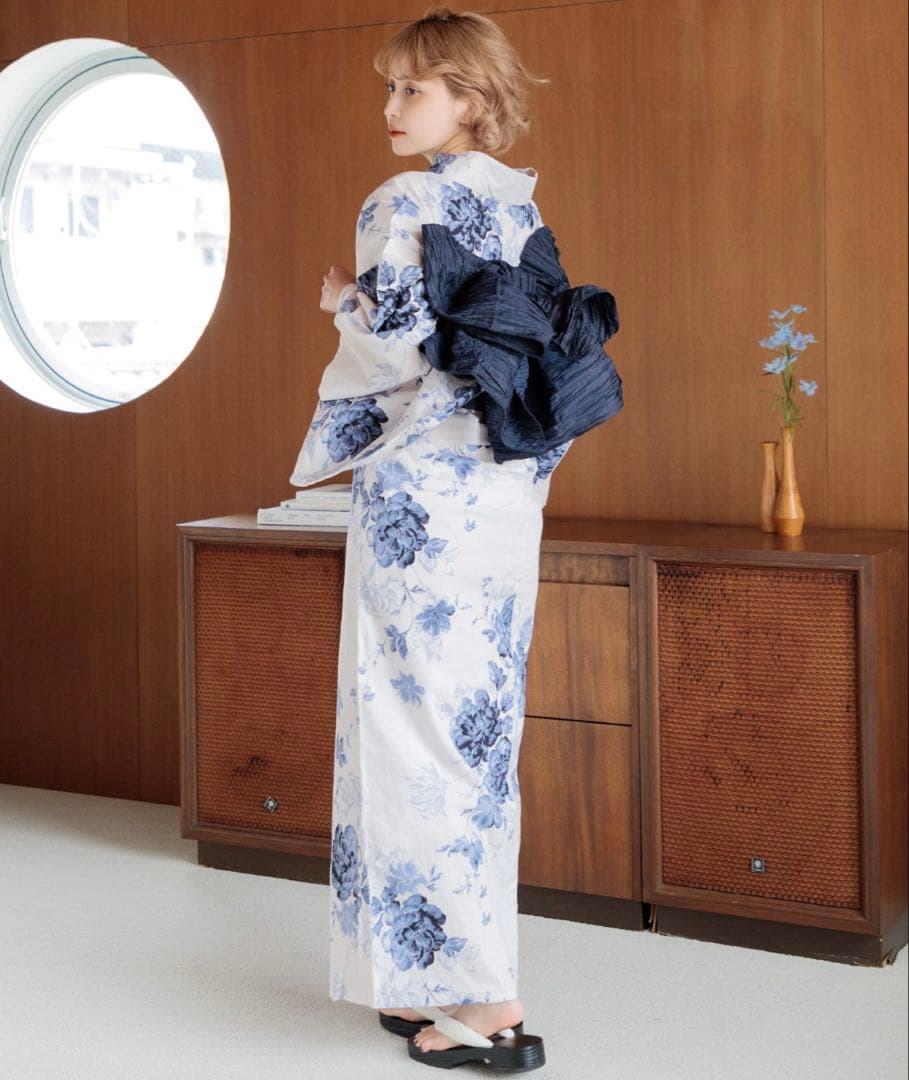 Dita 1人で着られる浴衣　＜水彩の勿応草色＞