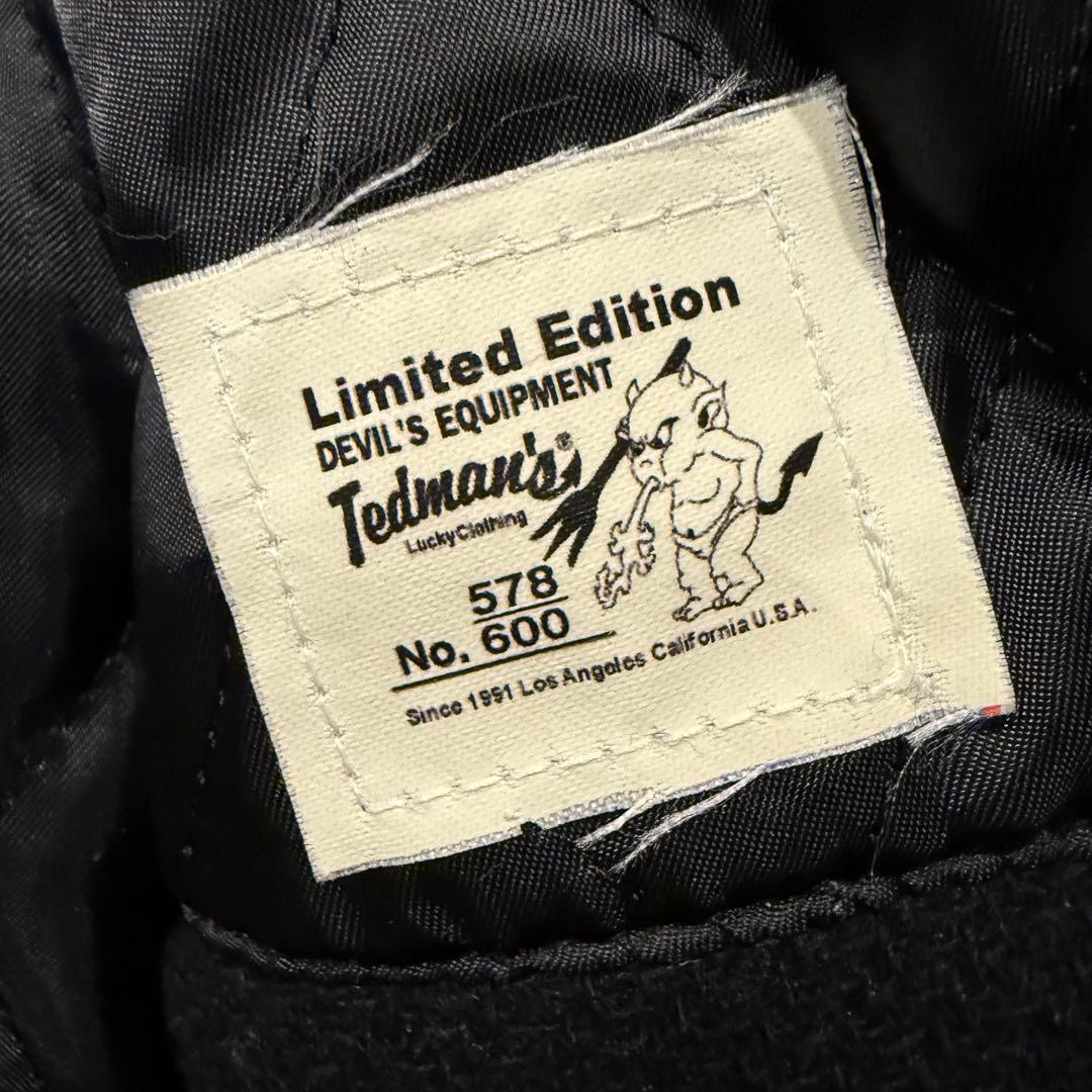 【希少】600着限定　テッドマン　スタジャン　アワードジャケット　袖レザー　42
