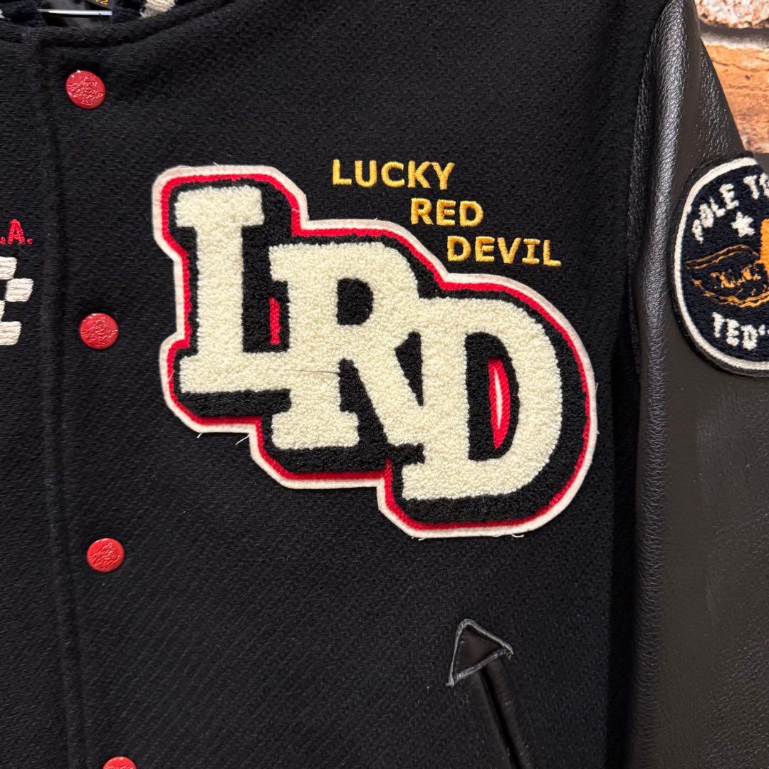 【希少】600着限定　テッドマン　スタジャン　アワードジャケット　袖レザー　42