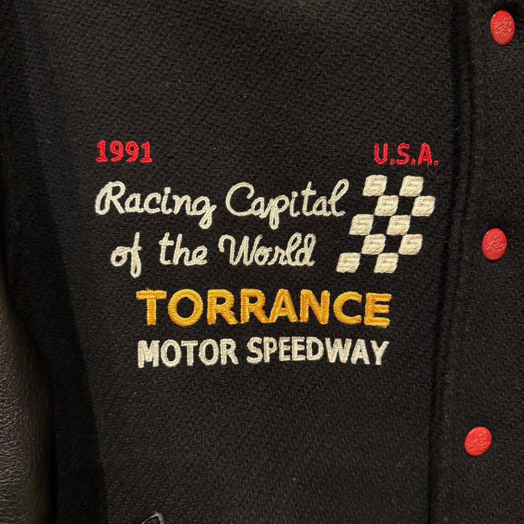 【希少】600着限定　テッドマン　スタジャン　アワードジャケット　袖レザー　42