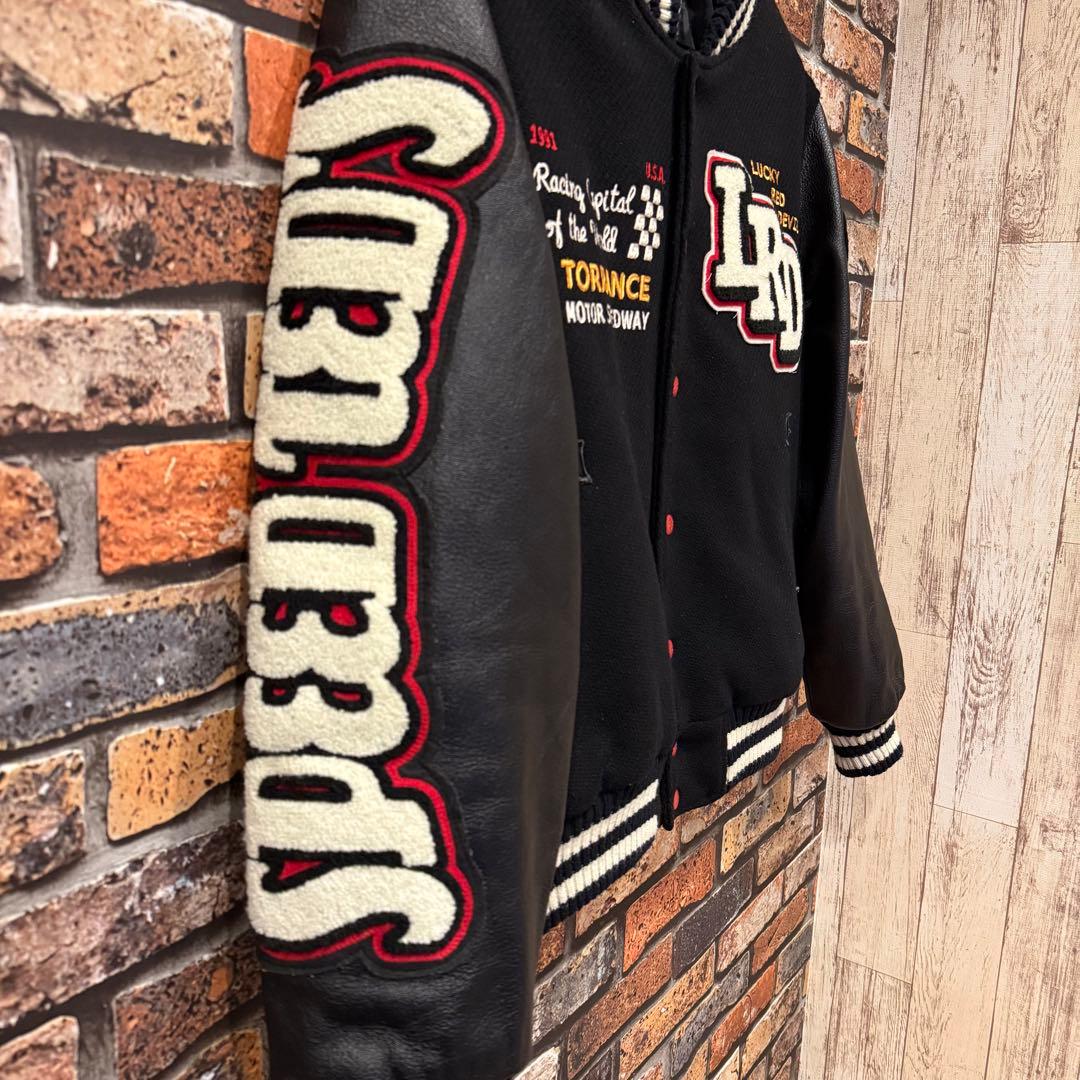 【希少】600着限定　テッドマン　スタジャン　アワードジャケット　袖レザー　42