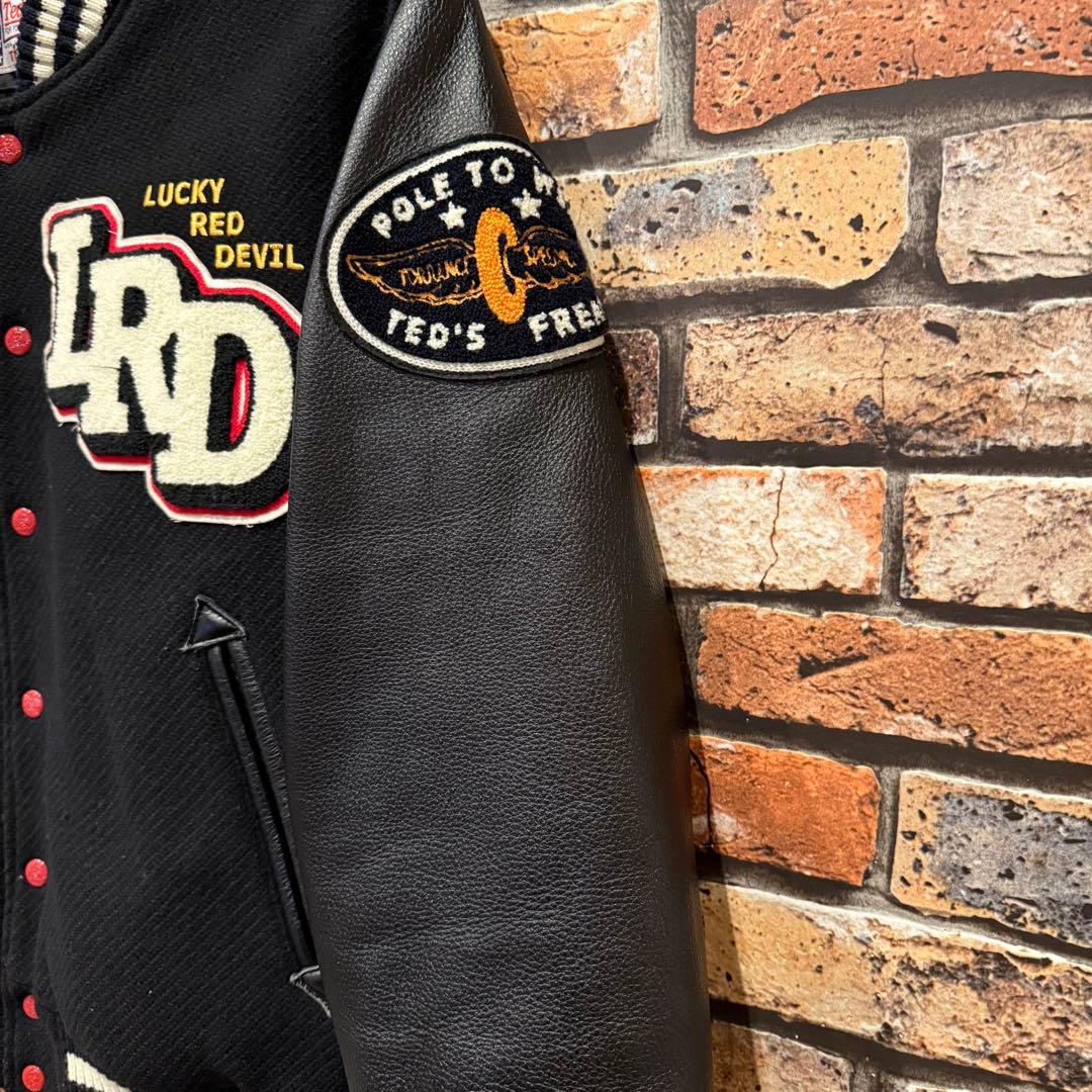 【希少】600着限定　テッドマン　スタジャン　アワードジャケット　袖レザー　42