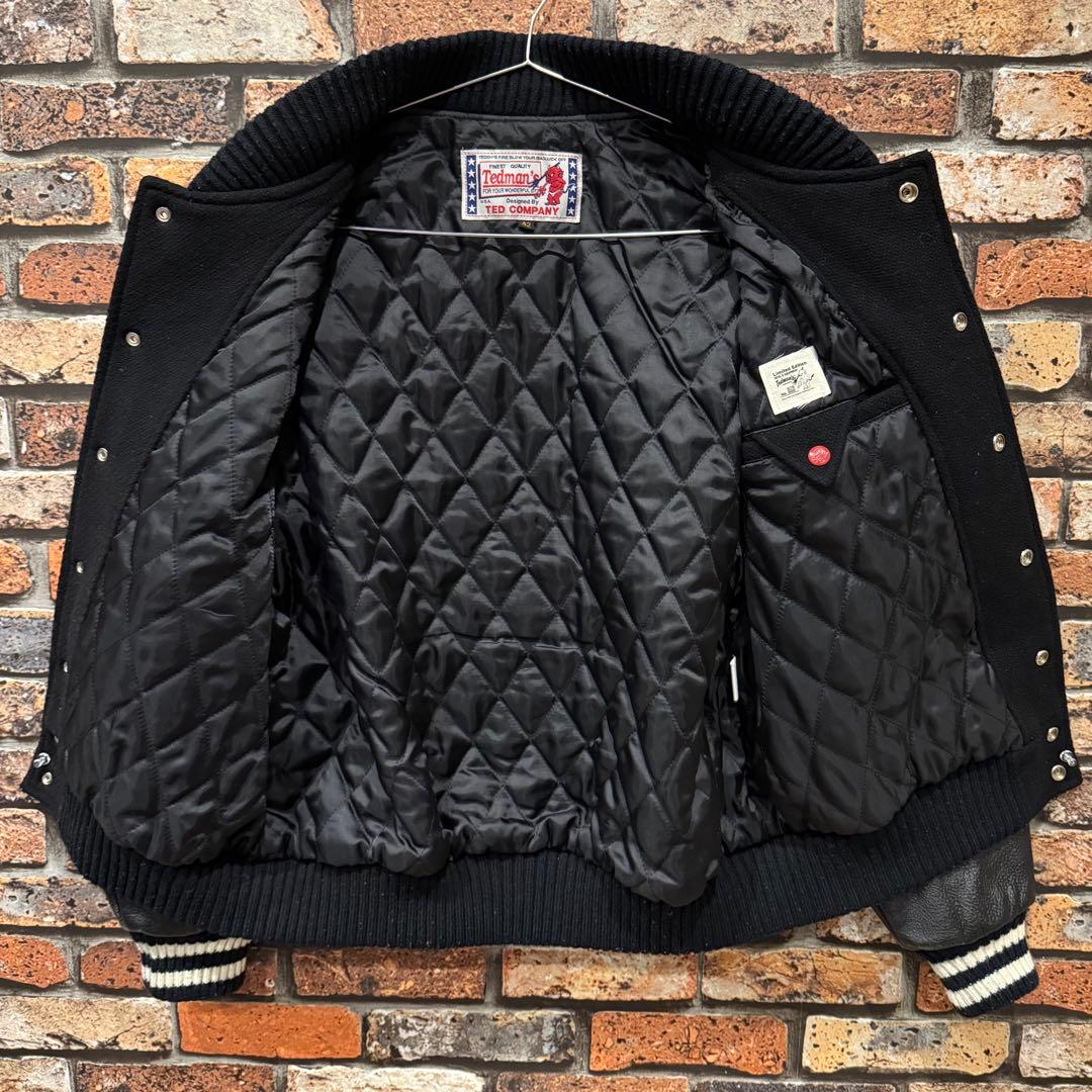 【希少】600着限定　テッドマン　スタジャン　アワードジャケット　袖レザー　42