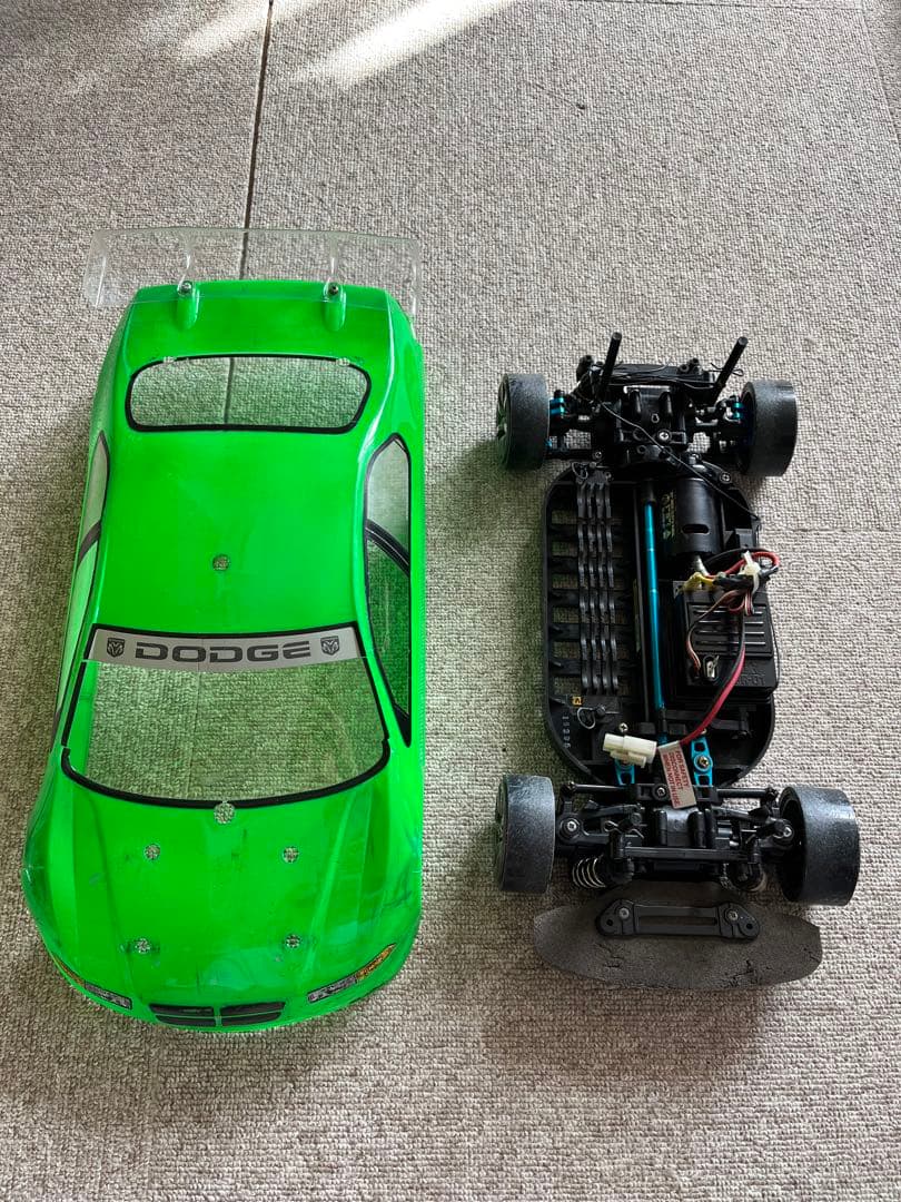 タミヤ TT-01 DODGEボディ ドリラジ 動作OK