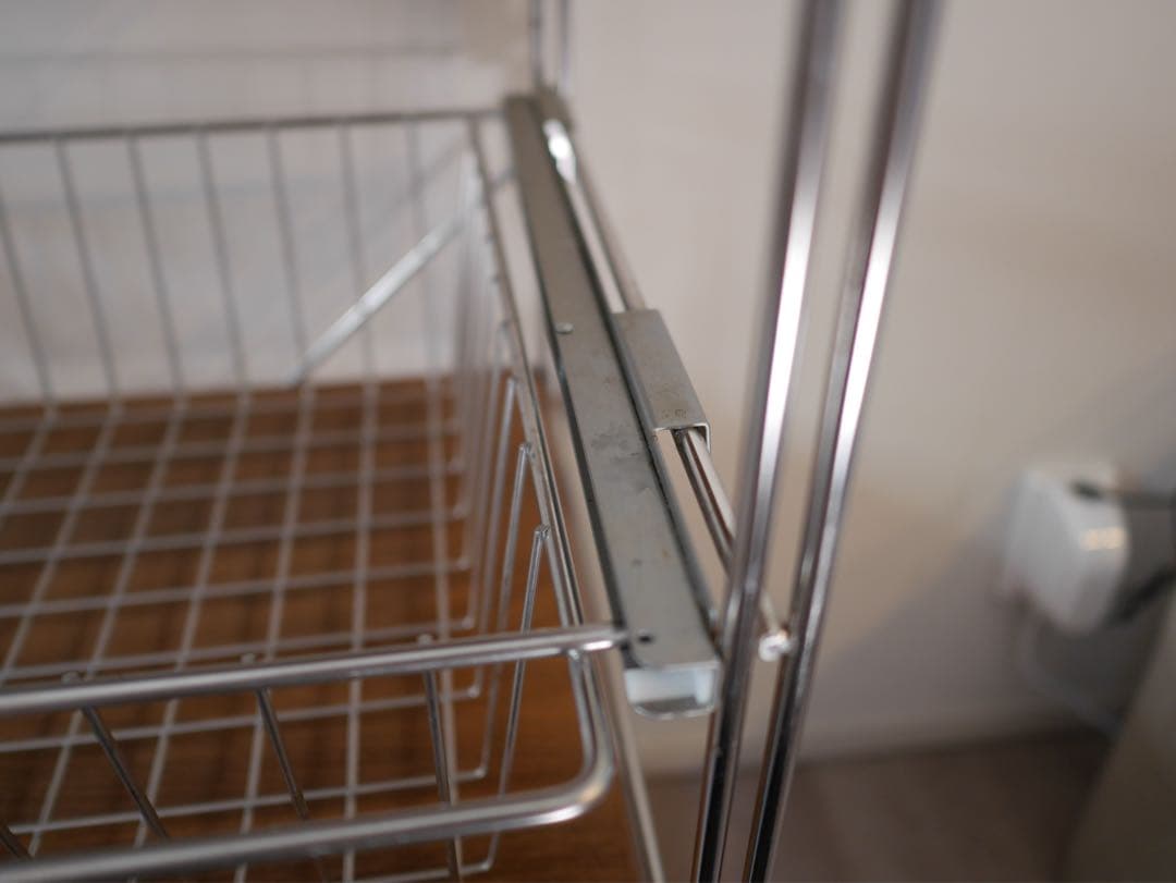 【送料込み】無印良品ステンレスユニットシェルフウォールナット