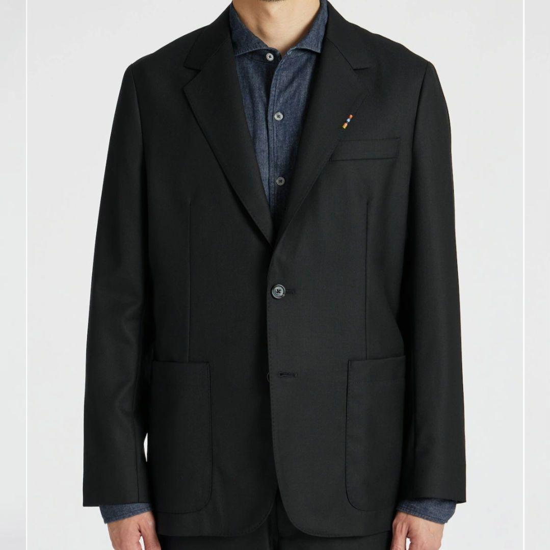 【現行】ポールスミス ソリッドウール ストレッチ ジャケット テーラード 極美品