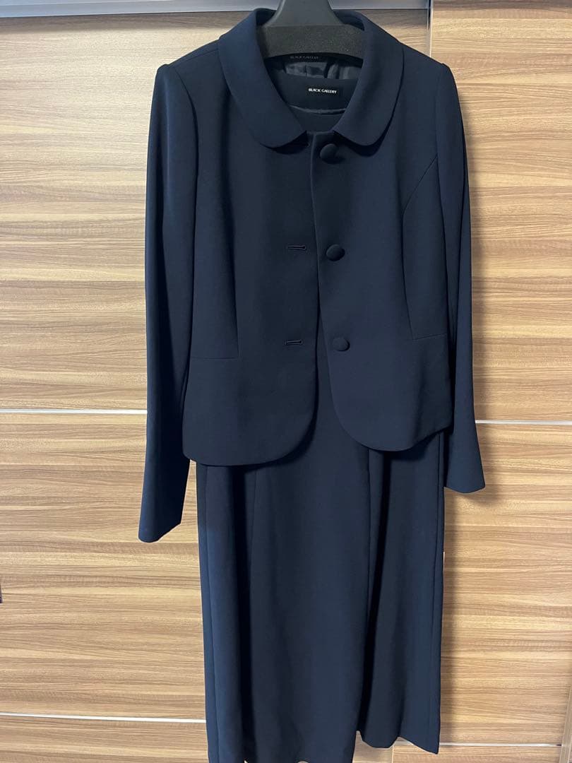 紺色受験スーツ　ワンピーススーツ BlackCallery 11号　&受験カバン