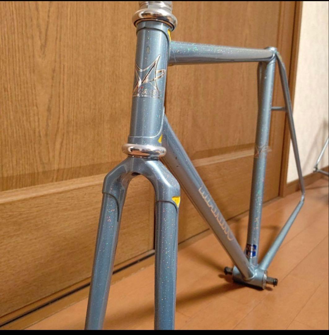 マキノ 競輪 ピストフレーム クランク付き