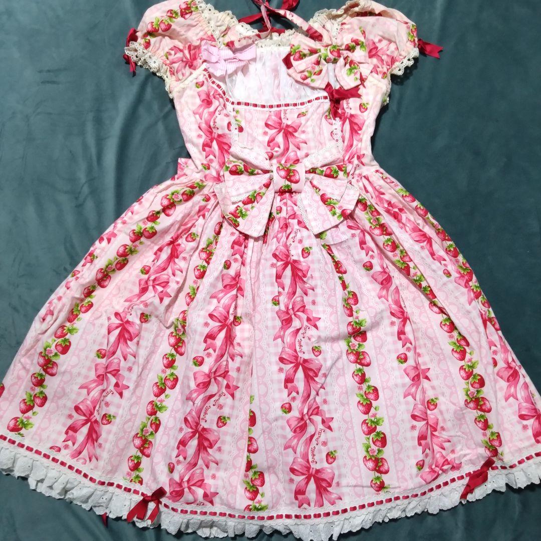 Angelic Pretty♡ストロベリーリボン♡OP＋キャノティエ