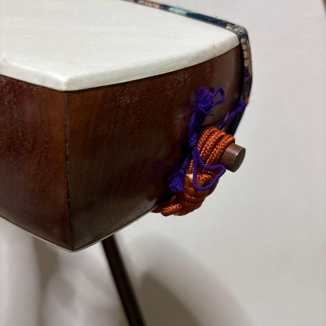 三味線　2本 K9 金　皮破れ　和楽器　胴内部ギザギザ有り