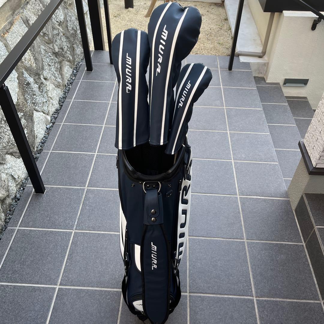 早い者勝ち　MIURA SG-302 スタンドバッグ・ヘッドカバーセット+おまけ