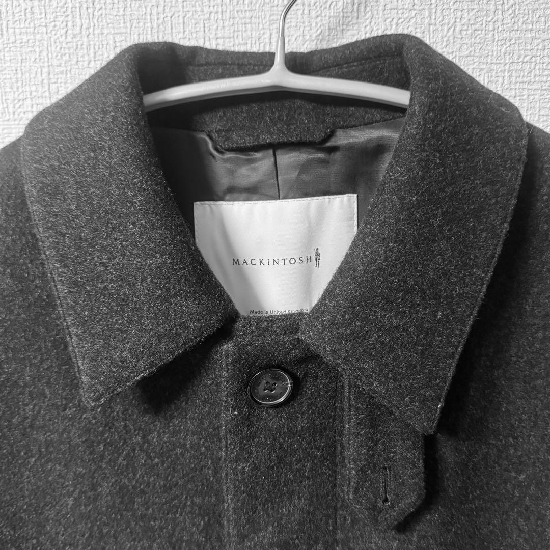 【美品】mackintosh ダンケルド ロロピアーナ ステンカラーコート 比翼