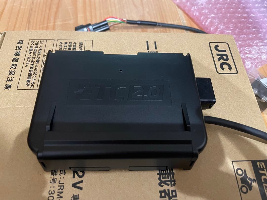 ETC2.0 二輪車 バイク用 日本無線 アンテナ分離 ETC車載器 JRM21