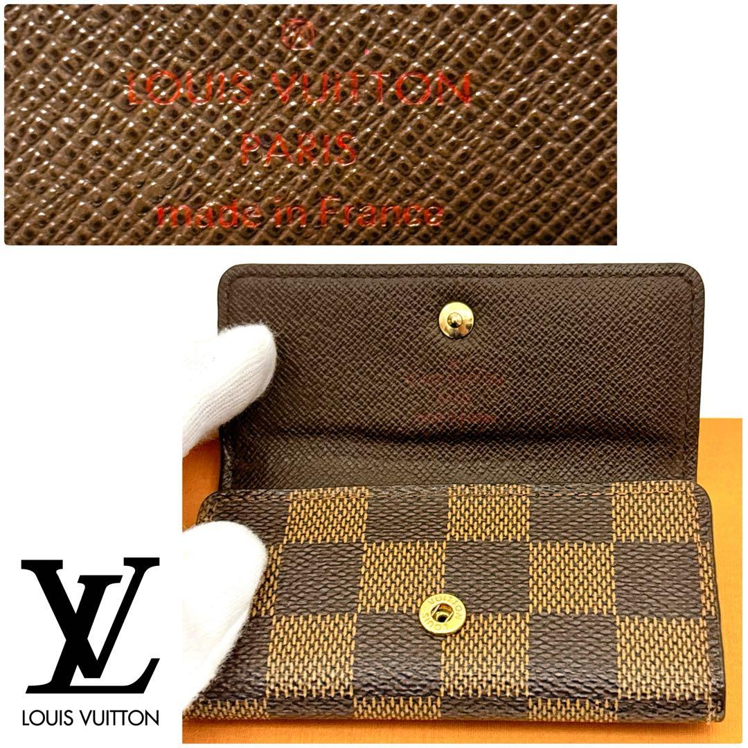 ⭐️新品同様レベル⭐️ルイヴィトン⭐️ダミエ⭐️ミュレティクレ⭐️4連キーケース⭐️