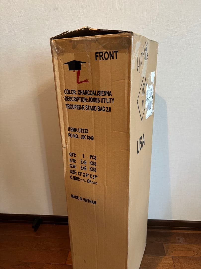 新品未使用 箱付き JONES/ジョーンズ ゴルフキャディバッグ スタンド