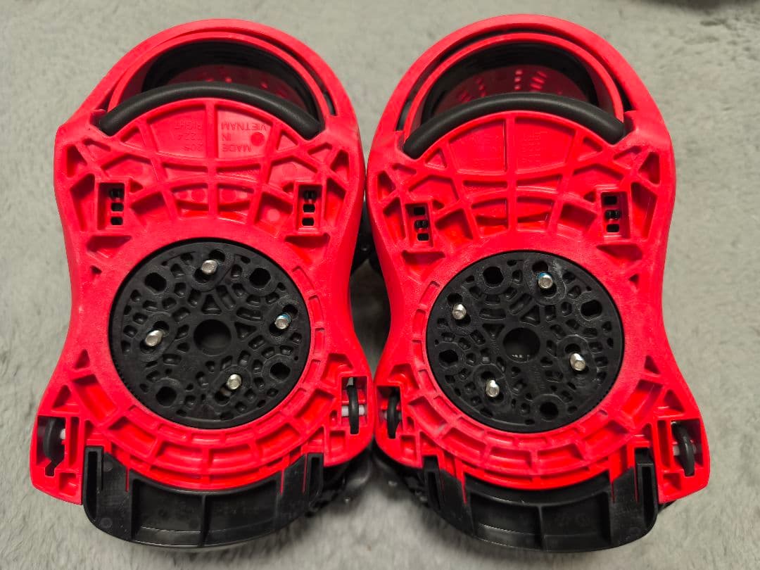 FLUX PR バインディング S レッド スノボ ビンディング