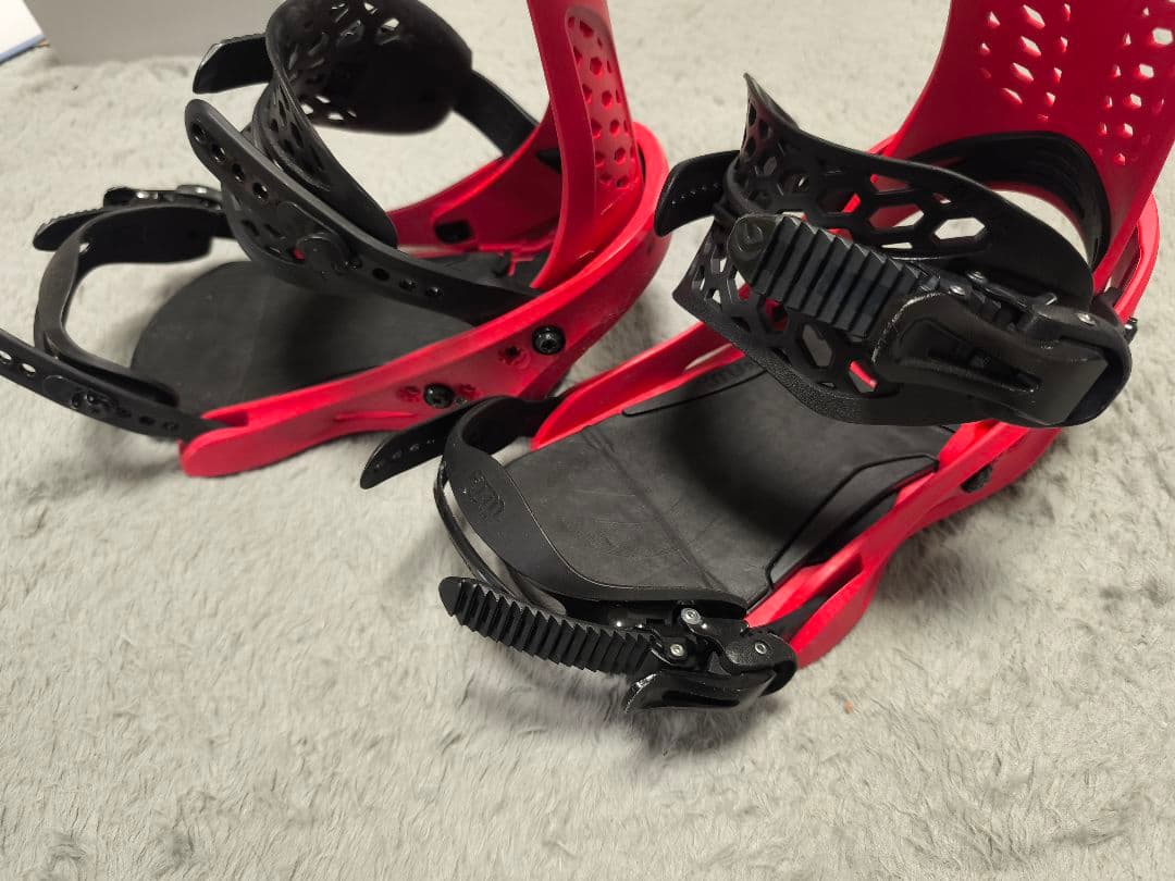 FLUX PR バインディング S レッド スノボ ビンディング