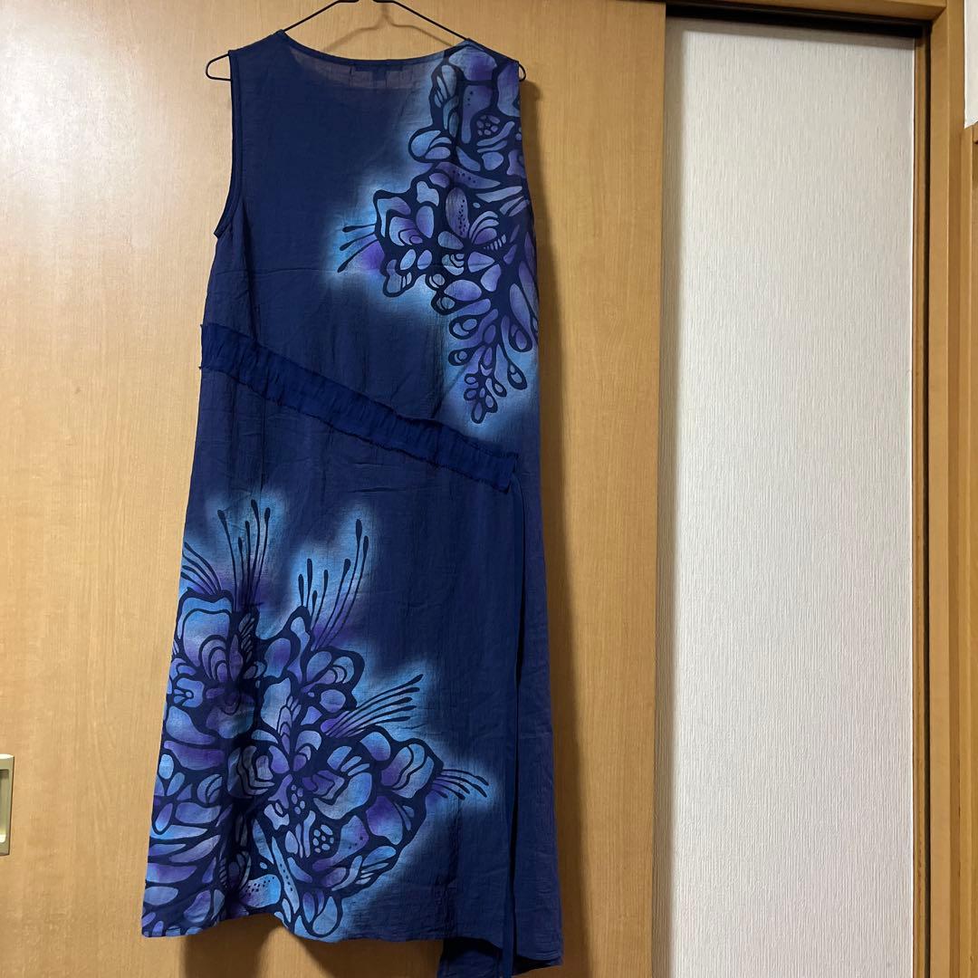 年末セール中！YOKANG ノースリーブ 花柄ワンピース