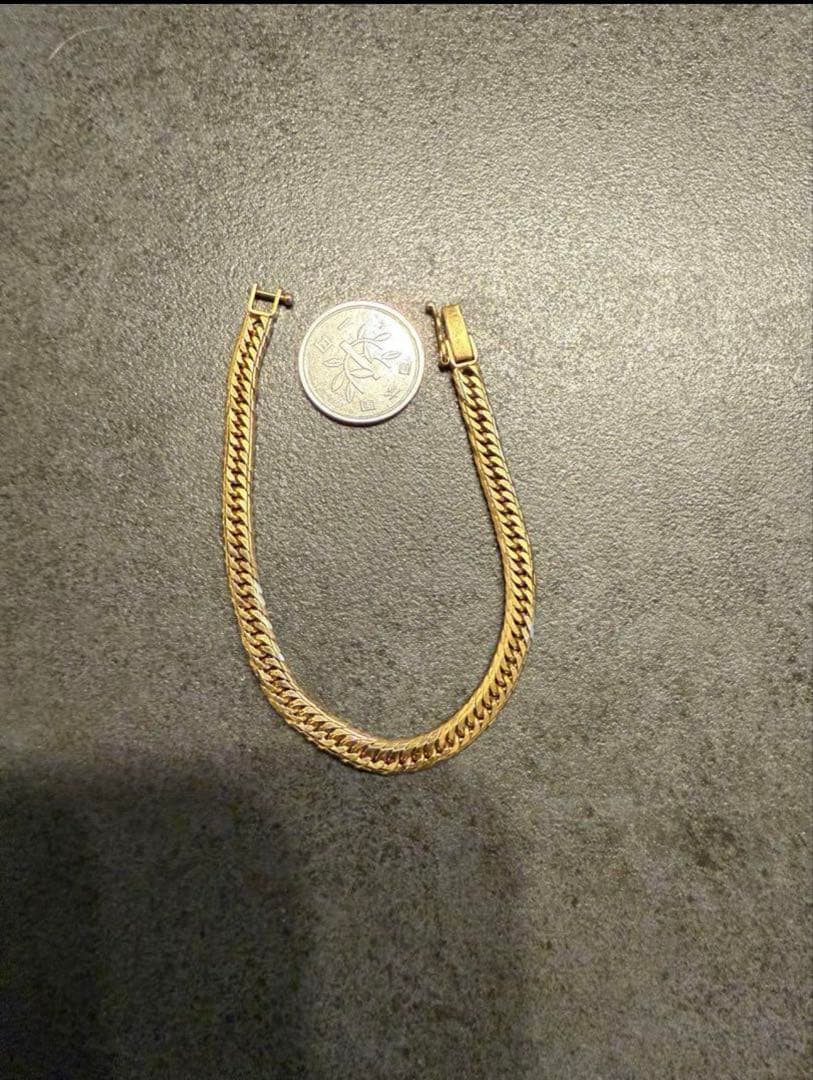 最終値下げ‼️K18 Mカット喜平 ブレスレット 10.3g 16cm 6面ダブル