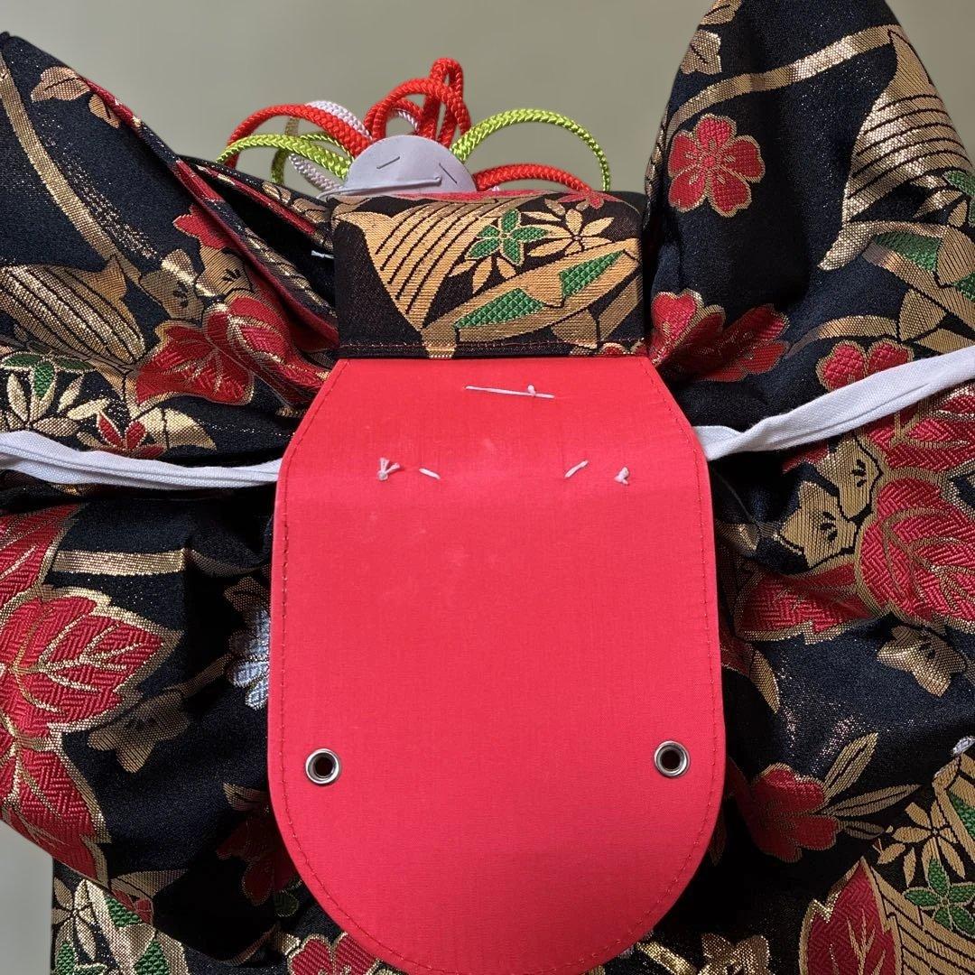 七五三用 子供用着物 グリーン系黄色とピンクの花柄130