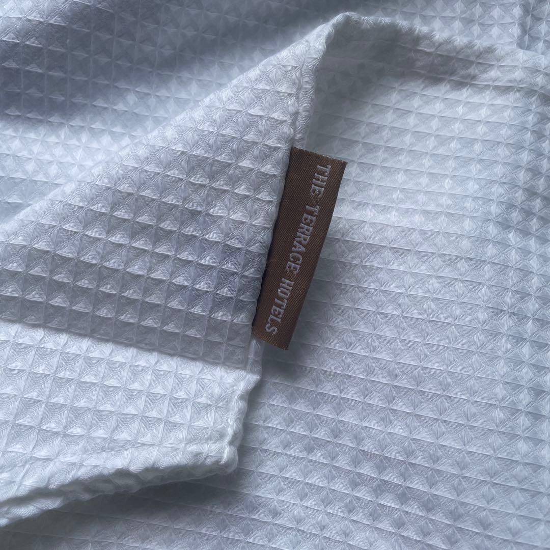 長袖　パジャマ　綿混　リラックスウェア　ホワイト　白　ユニセックス　ナハテラス