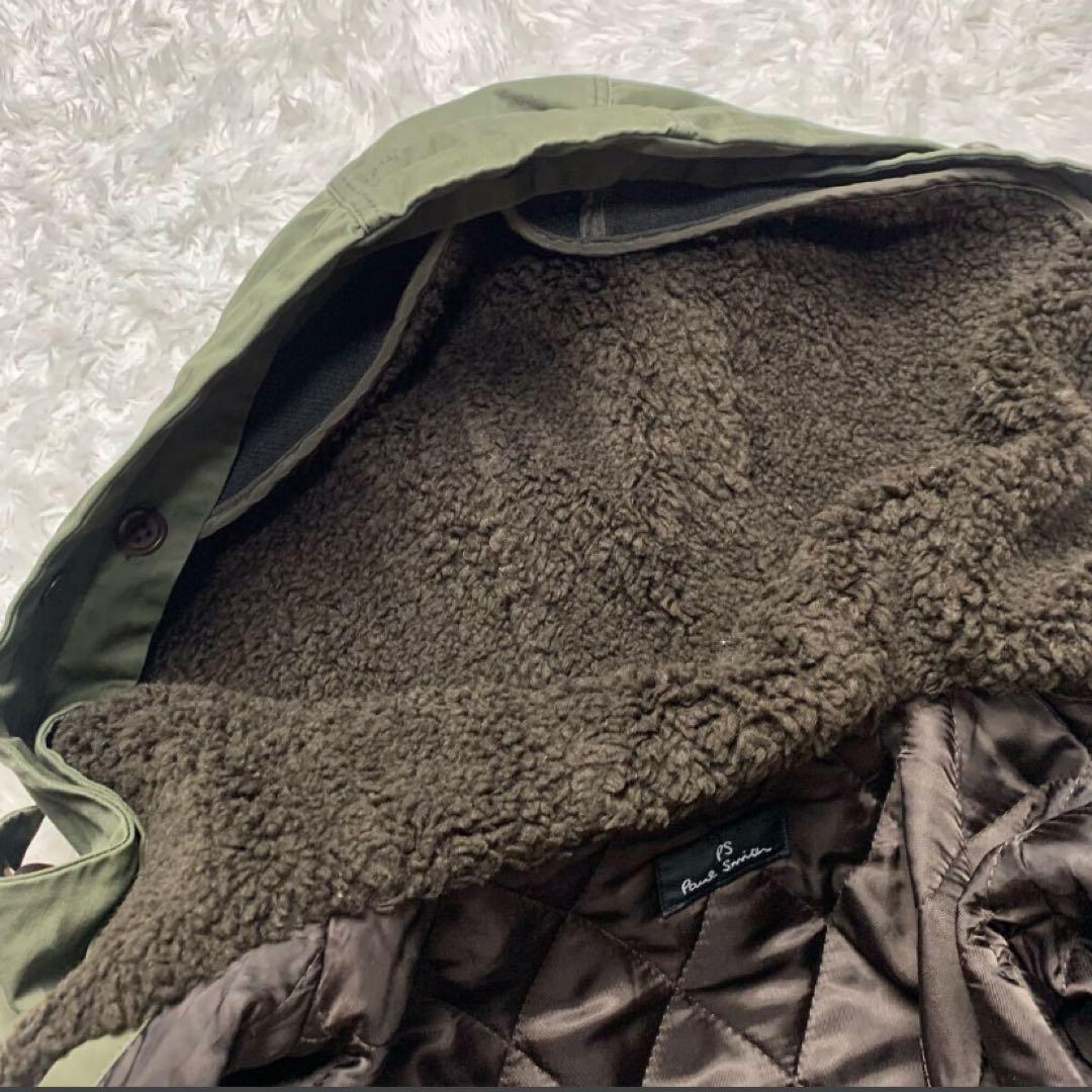 美品 2way ポールスミス モッズコートライナー付 キルティング ミリタリー
